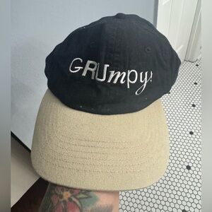 Walt Disney world Black and Tan Cap grumpy